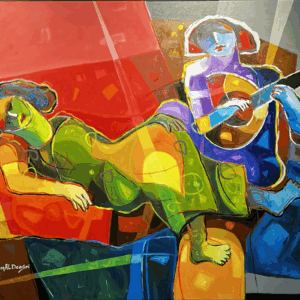 LAYING WOMAN