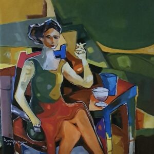 LADY SMOKING