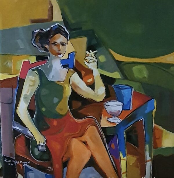 LADY SMOKING