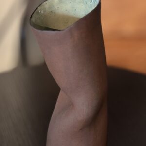 Vase Terracotta and Lime Green