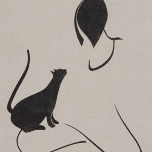 Girl and Cat #4