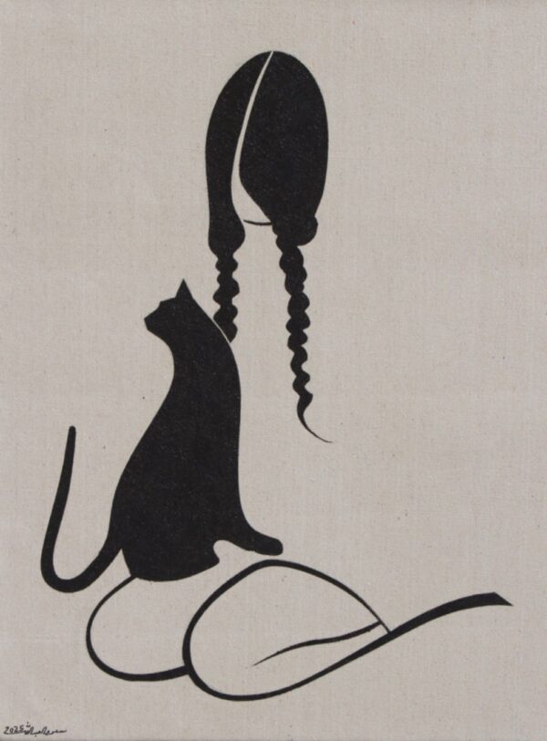 Girl and Cat #5
