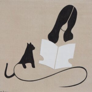 Girl and Cat #6
