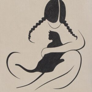 Girl and Cat #7