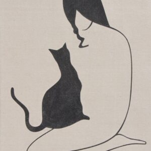 Girl and Cat #10