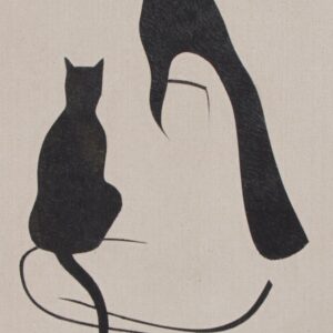 Girl and cat #11