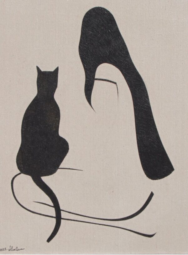 Girl and cat #11