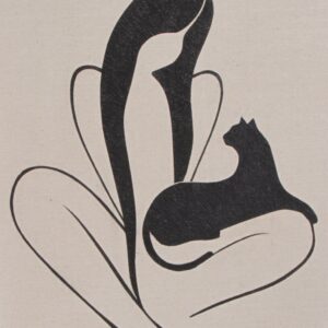 Girl and cat #13