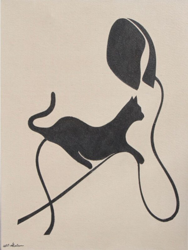 Girl and cat #15