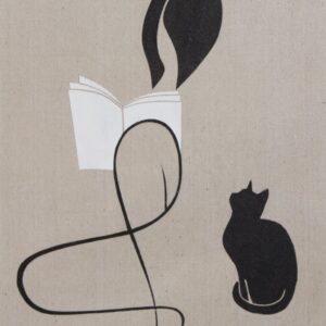 Girl and Cat #14