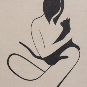 Girl and Cat #17