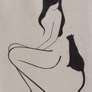 Girl and Cat #19