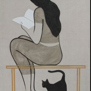 Reader and Cat