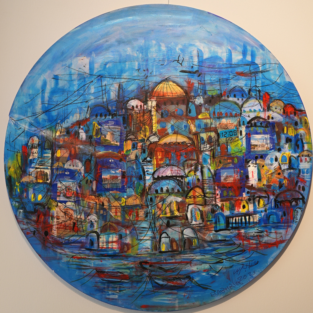 Houses, Mountain, and Boats