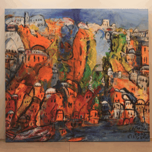 Colorful Houses in the Mountains